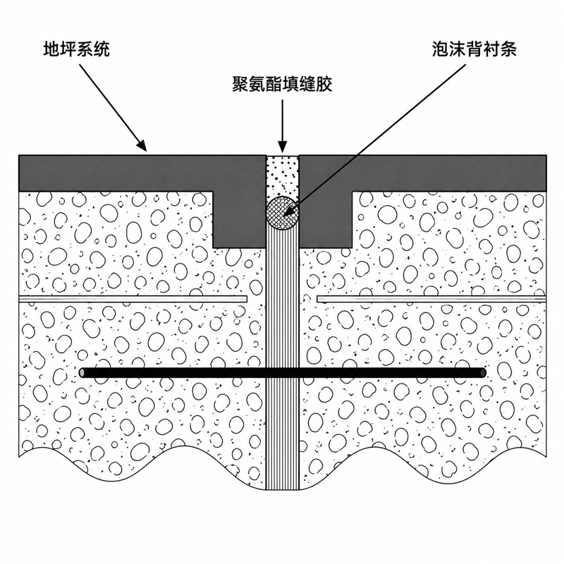 伸缩缝节点（填缝构造）