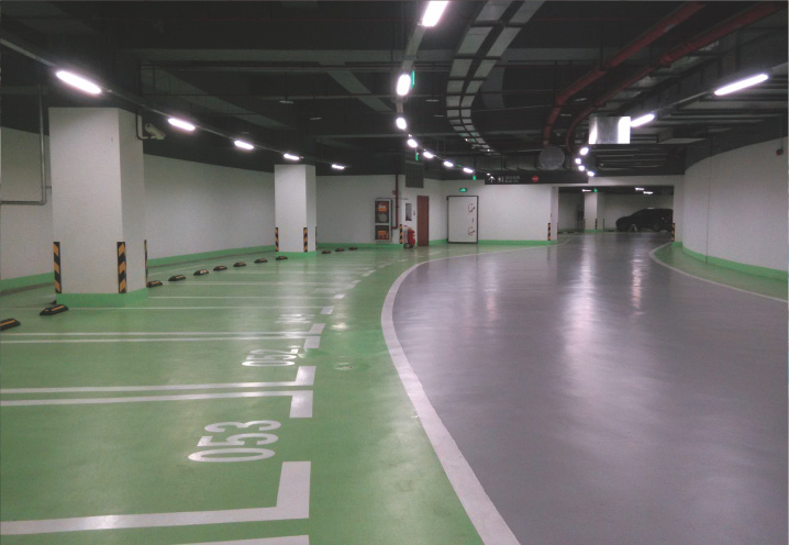 停车场地坪配色示意图3