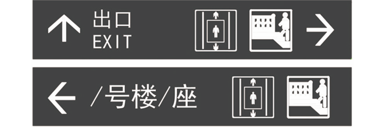 人行车行指示灯箱