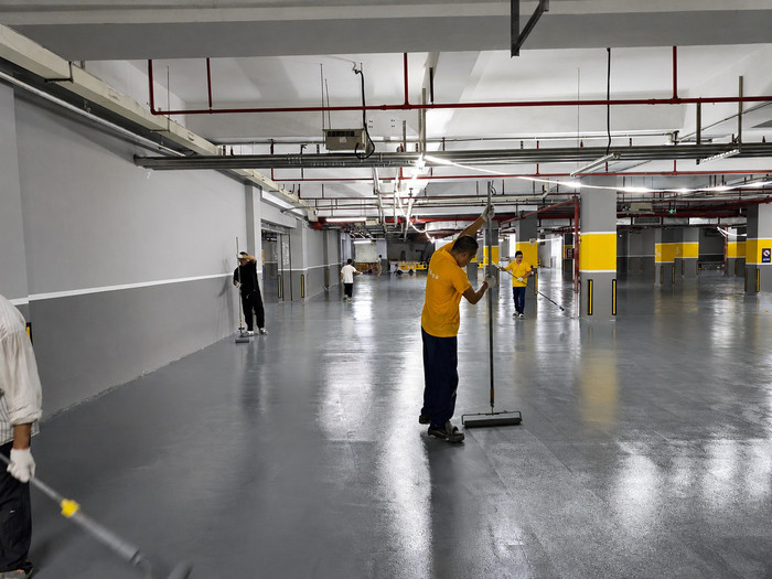 倍特丽封闭施工场景